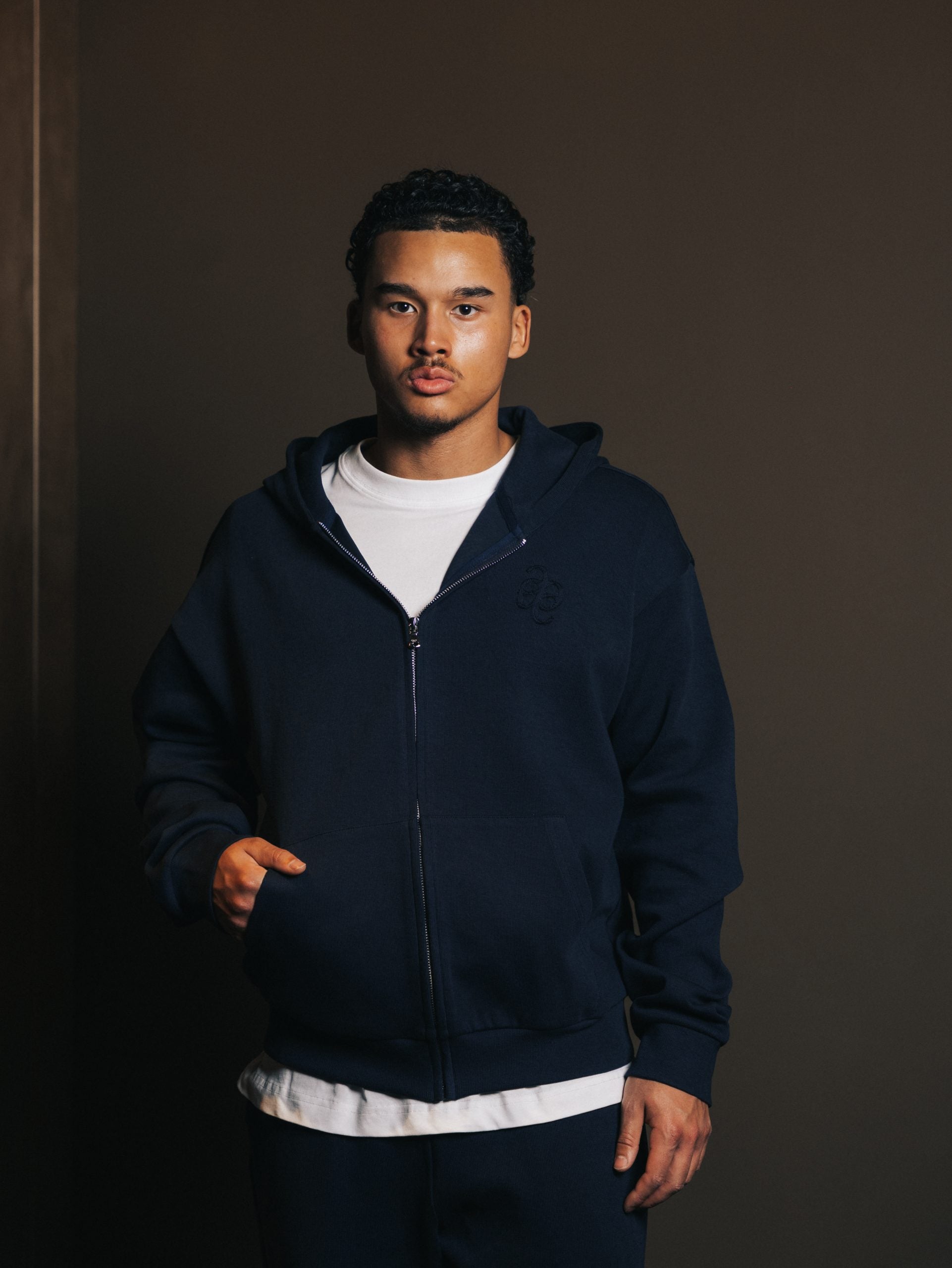Hoodie met rits
