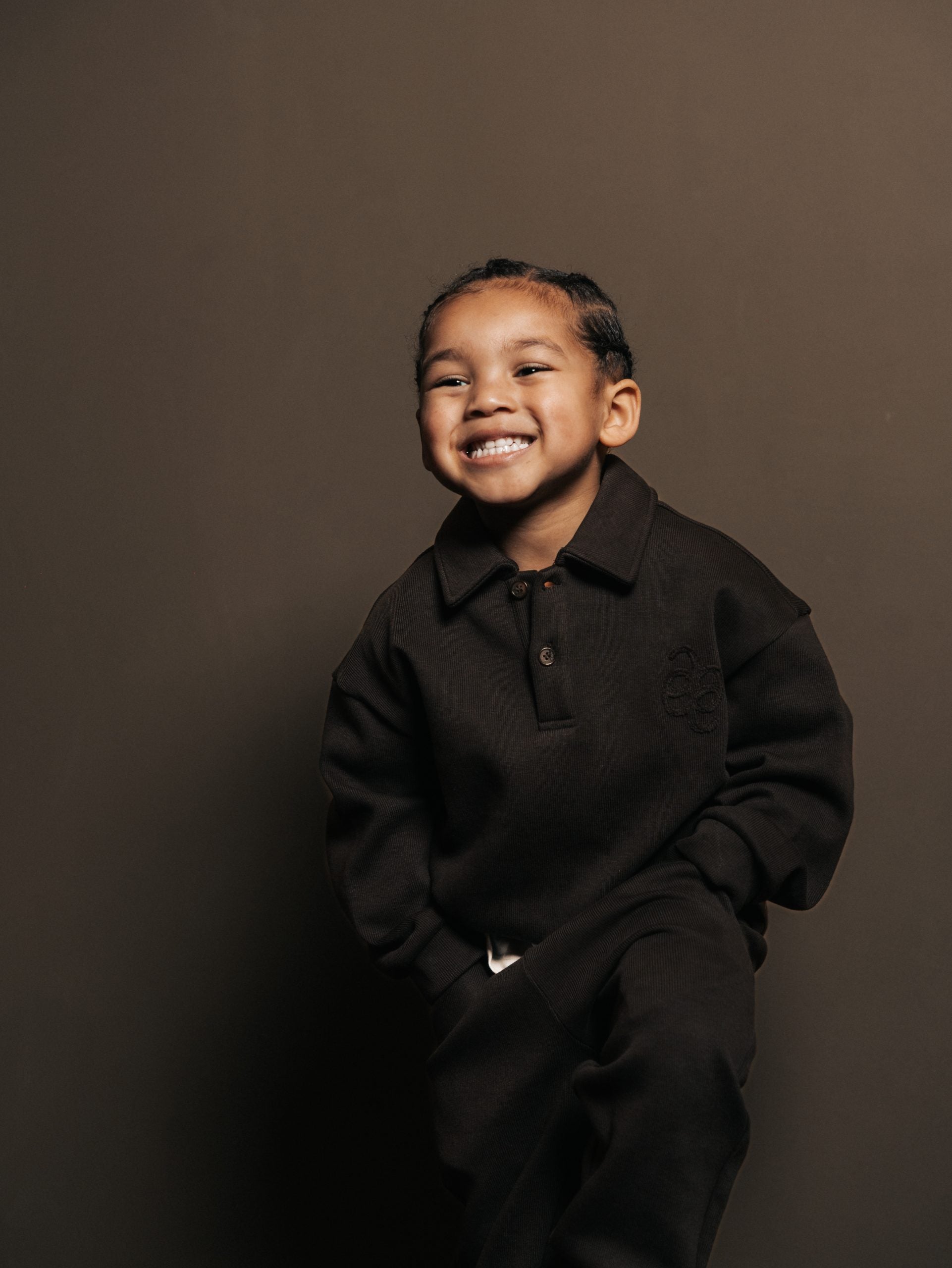 Polo trui met knoopsluiting