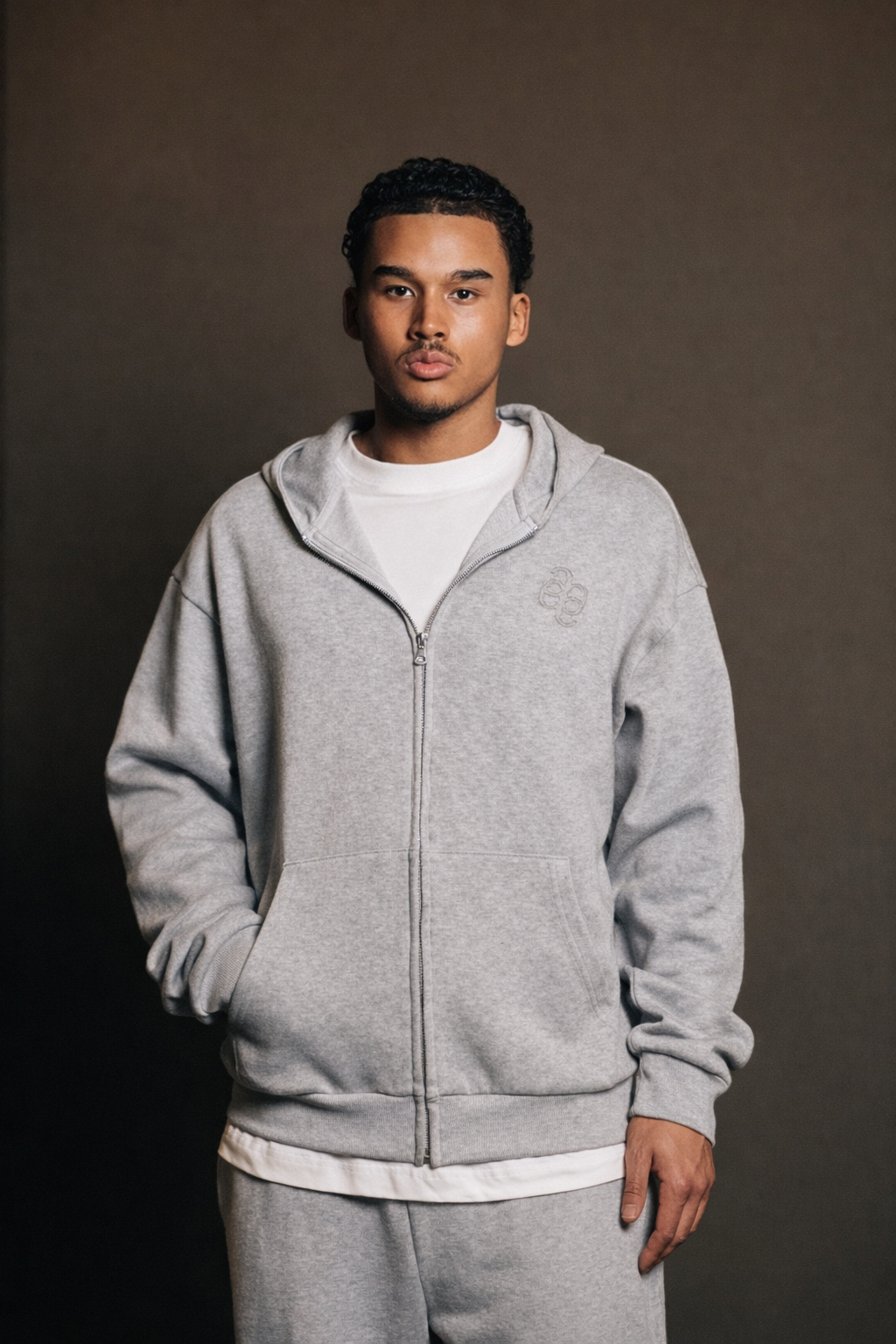 Hoodie met rits
