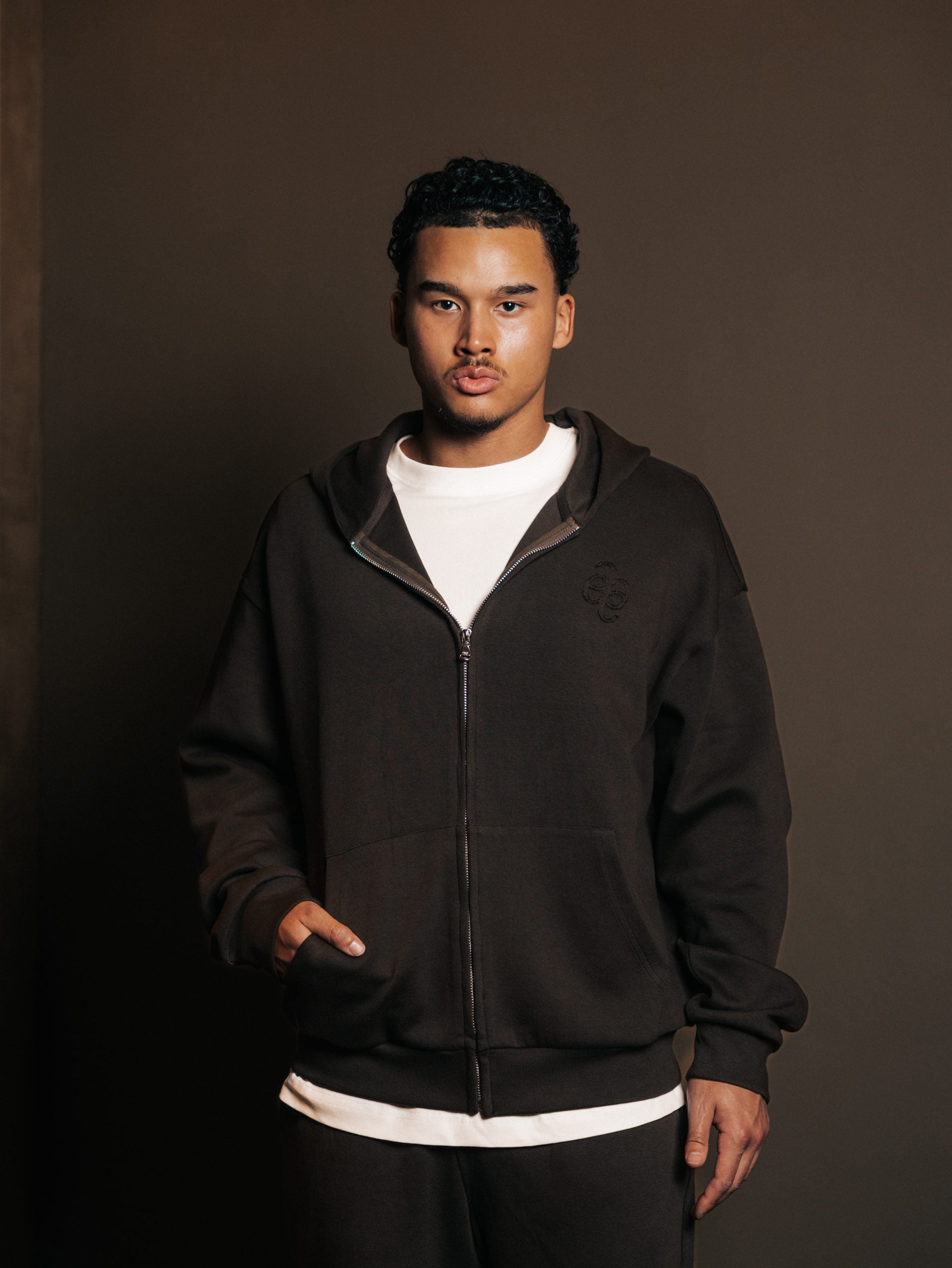 Hoodie met rits