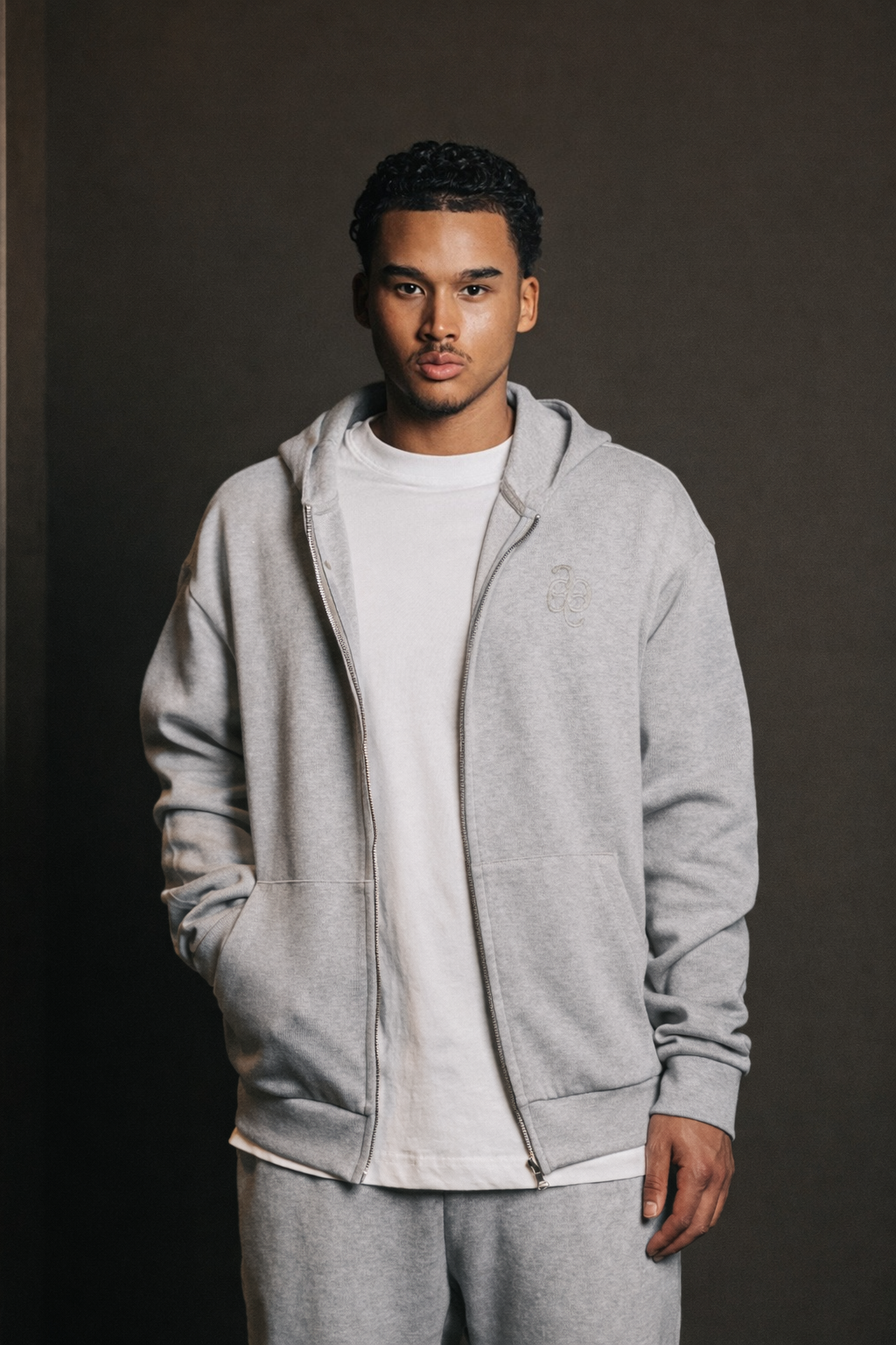 Hoodie met rits