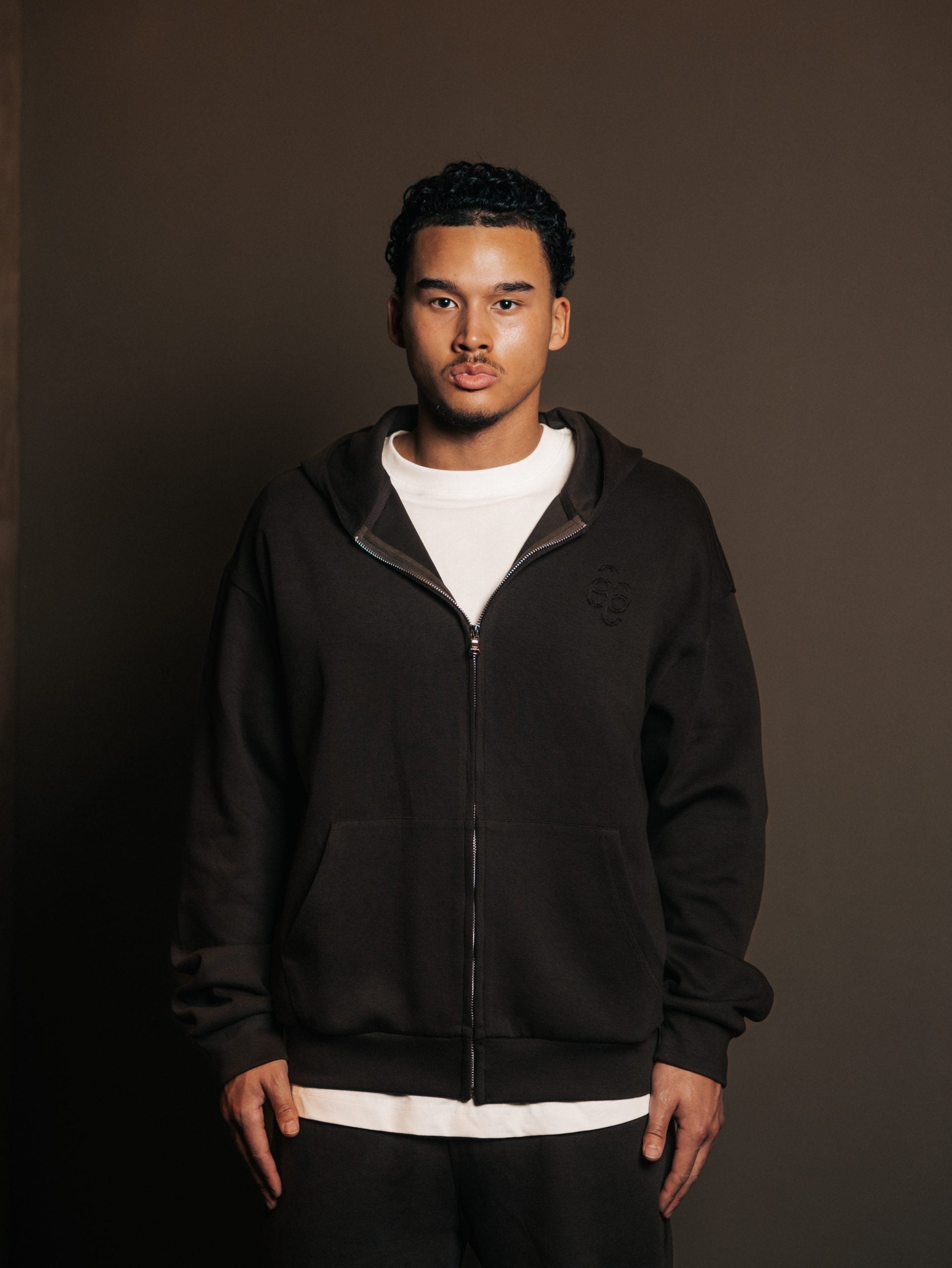 Hoodie met rits