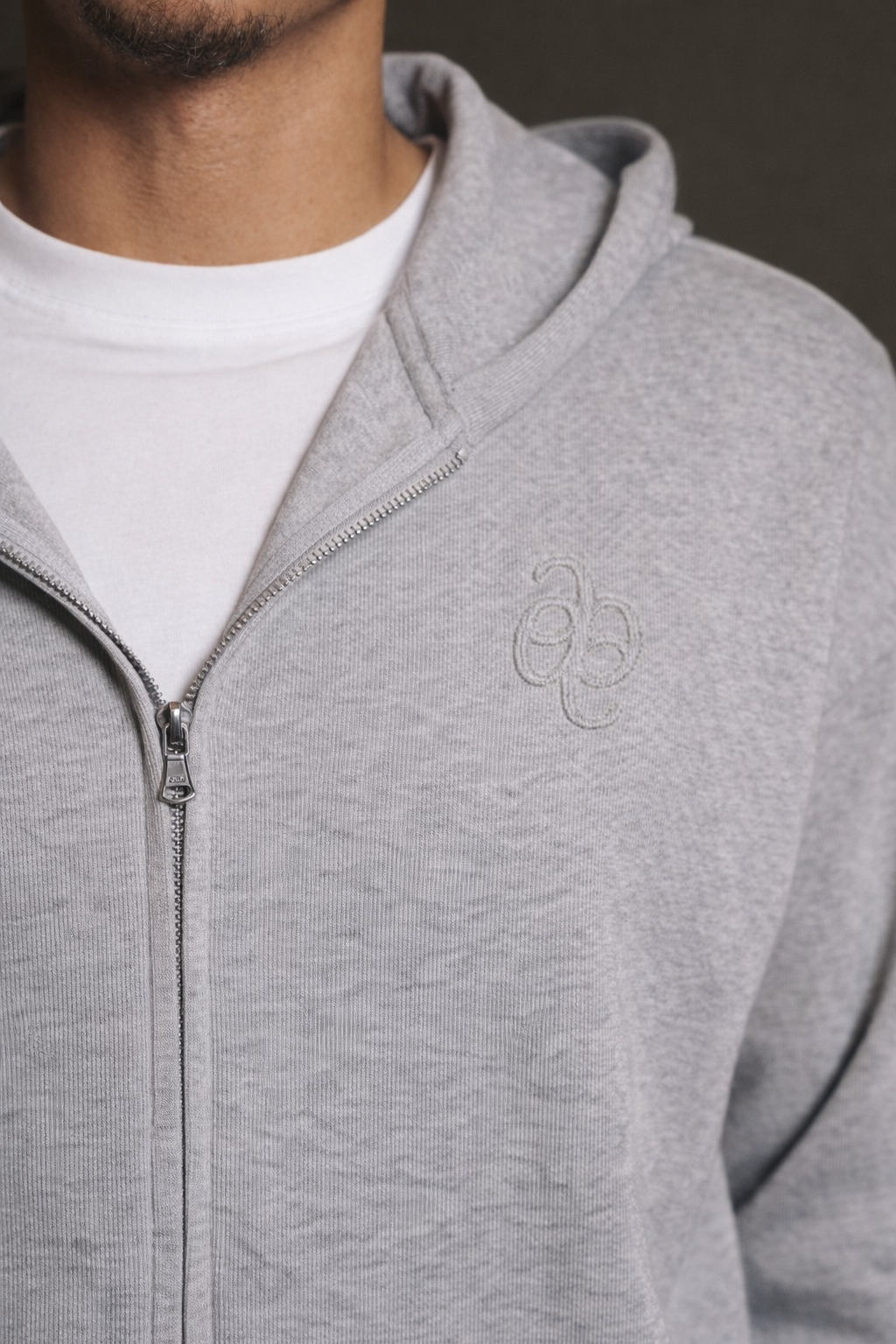 Hoodie met rits
